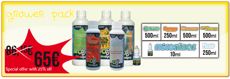 Bioaigua  Grower products pack